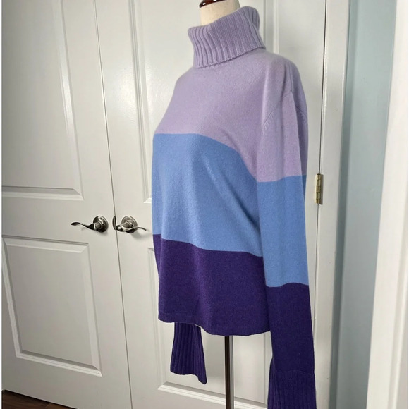 Marconi 2ply 100% cashmere turtleneck sweater size XL - Picture 8 of 10